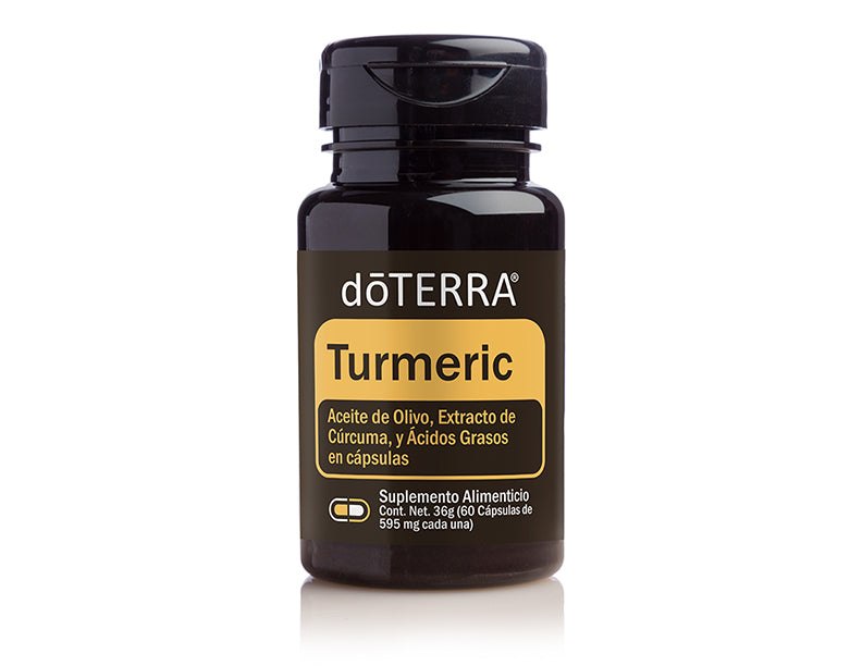 Cápsulas TURMERIC®  de doTERRA (Turmeric dual capsules), Recibes Todo el Beneficio de sus Ingredientes!